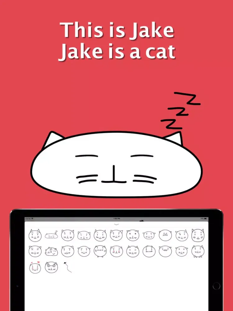 Jake The Cat iPad  سکرین شاٹس