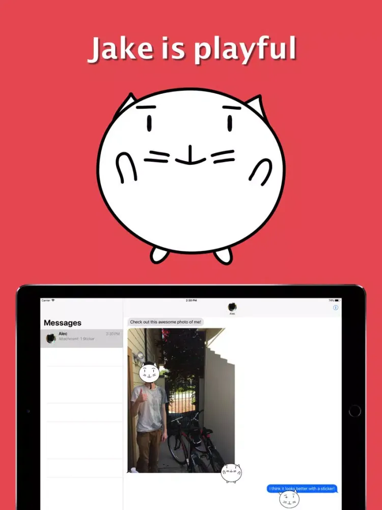 Jake The Cat iPad  سکرین شاٹس