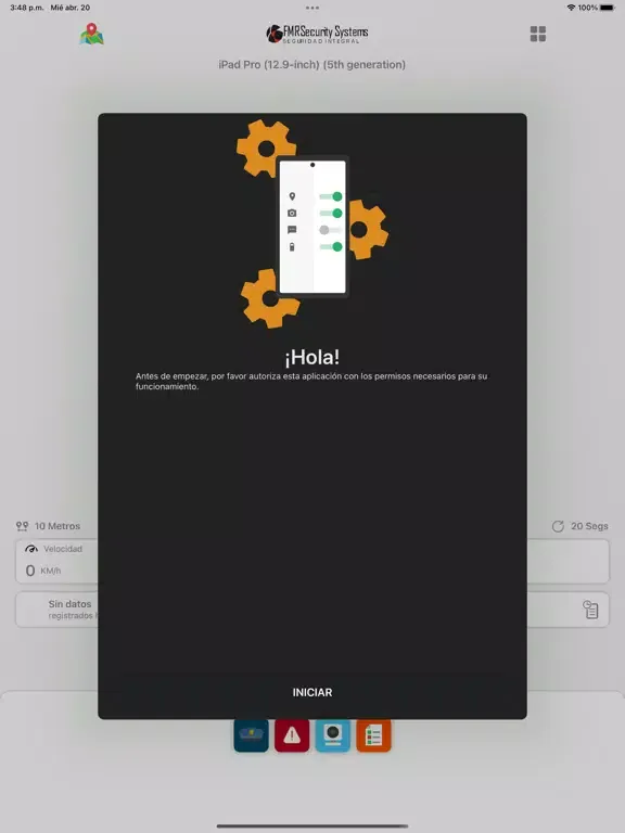 FMR Security Systems Tracker iPad  Ekran Görüntüleri