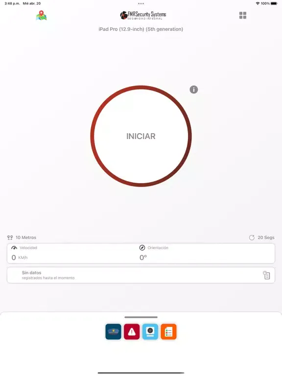 FMR Security Systems Tracker iPad  Ekran Görüntüleri