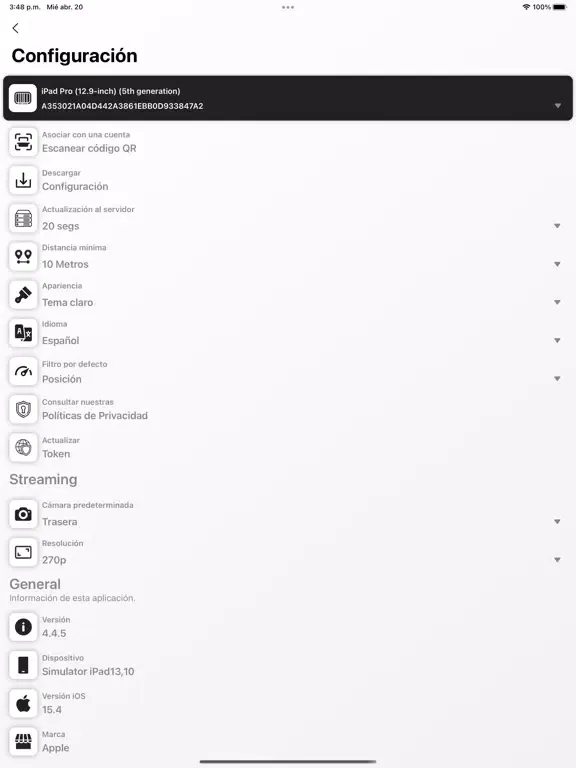 FMR Security Systems Tracker iPad  Ekran Görüntüleri