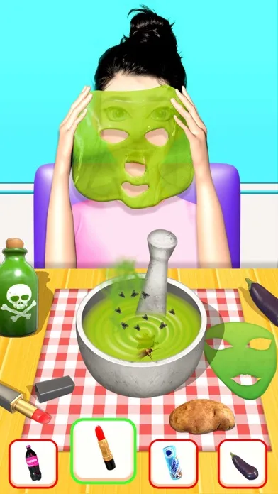 DIY Face Mask Makeup Game سکرین شاٹس