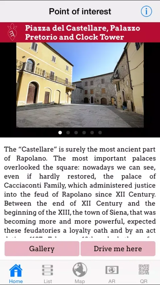 Capturas de tela do Rapolano Terme
