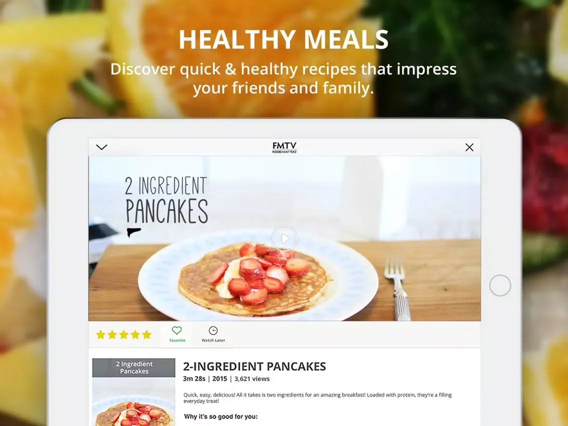 FMTV: Food Matters TV iPad 應用截圖