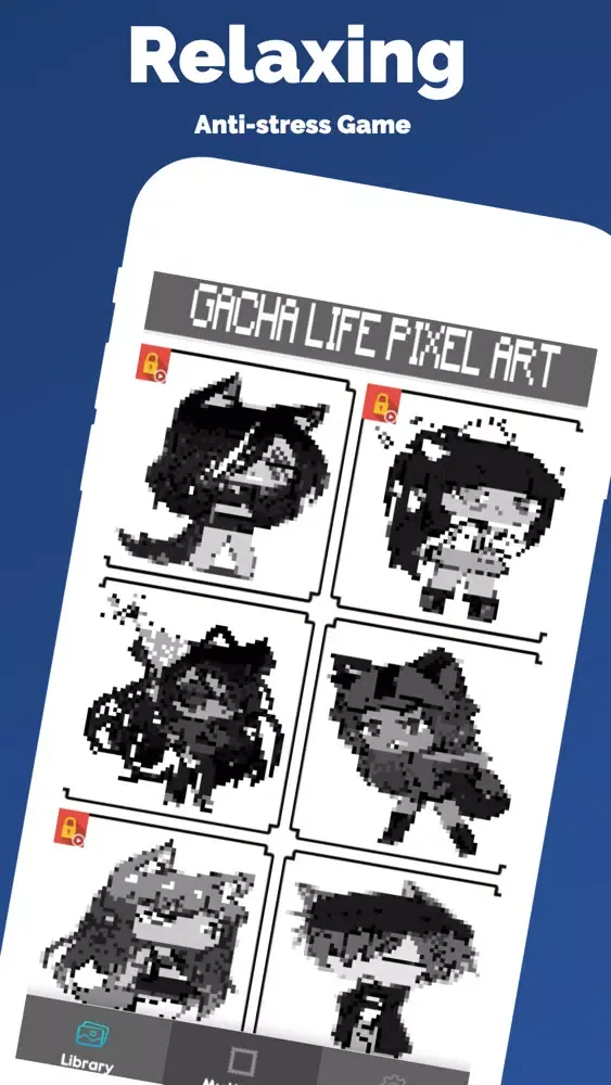 Скриншоты Gacha Pixel Art Coloring