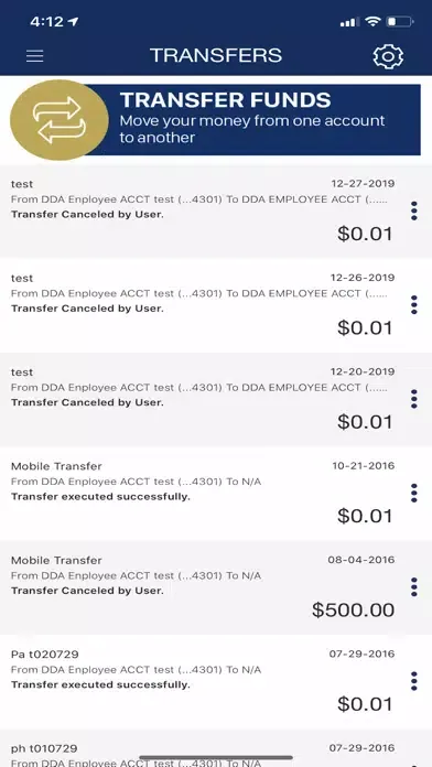 FNB Le Center Mobile App Screenshots