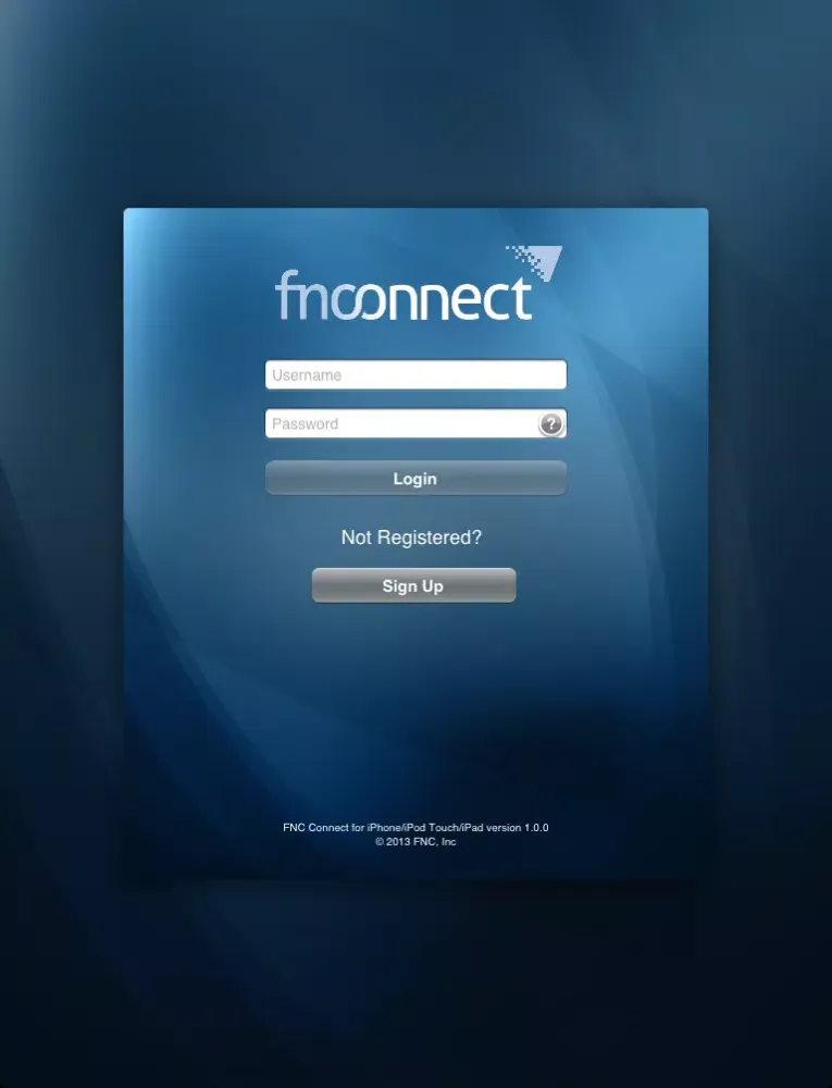 Скриншоты FNC Connect iPad 