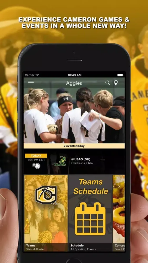 Cameron Aggies Gameday Screenshots