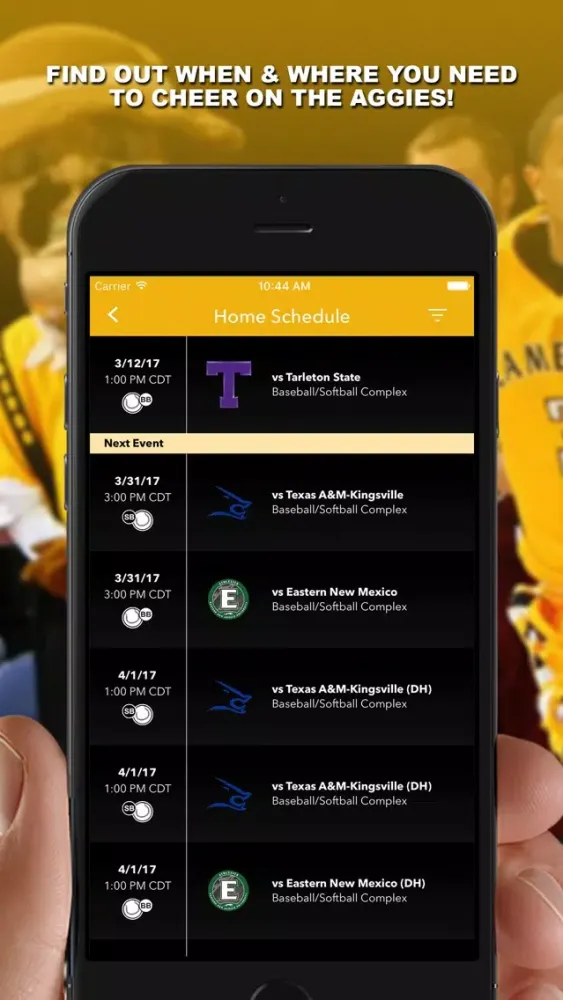 Cameron Aggies Gameday Screenshots