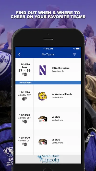 Zrzuty ekranu EIU Gameday