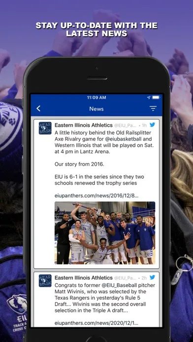 Zrzuty ekranu EIU Gameday