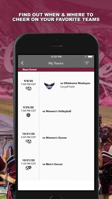 Скриншоты Evangel University Gameday