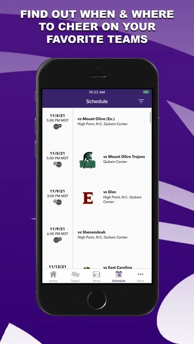 High Point Athletics سکرین شاٹس