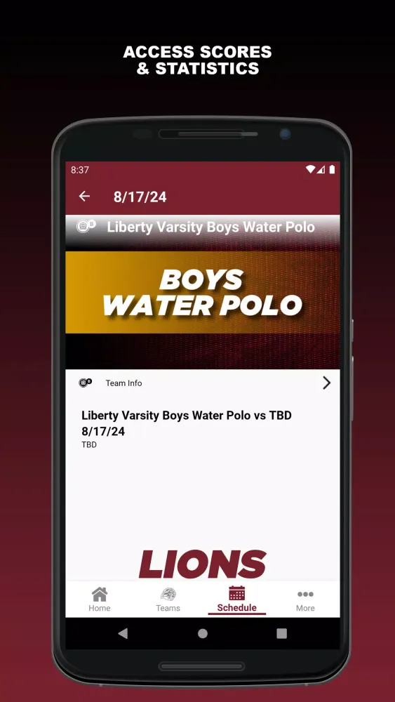 Capturas de pantalla de Liberty Lions Athletics