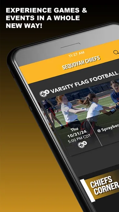 Capturas de tela do Sequoyah HS Chiefs Canton GA