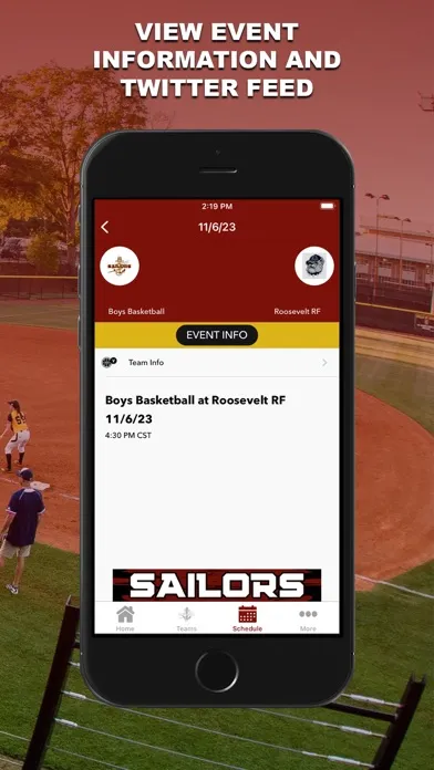 Capturas de pantalla de Heritage Middle School Sailors