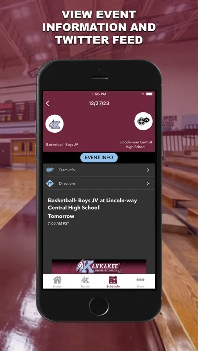 Ảnh chụp màn hình của Kankakee Kays Athletics
