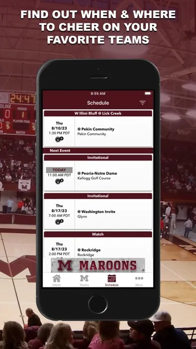 Скриншоты Moline HS Athletics