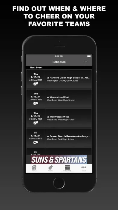 Screenshot di West Bend HS Athletics