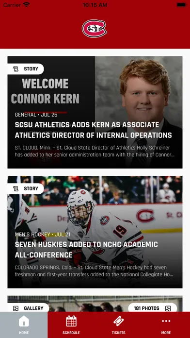 SCSU Huskies سکرین شاٹس