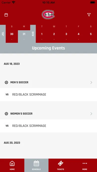 SCSU Huskies سکرین شاٹس