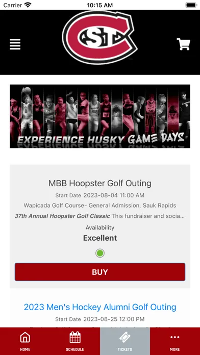 SCSU Huskies سکرین شاٹس