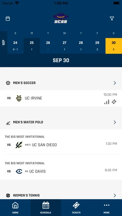 UC Santa Barbara Gauchos Screenshots