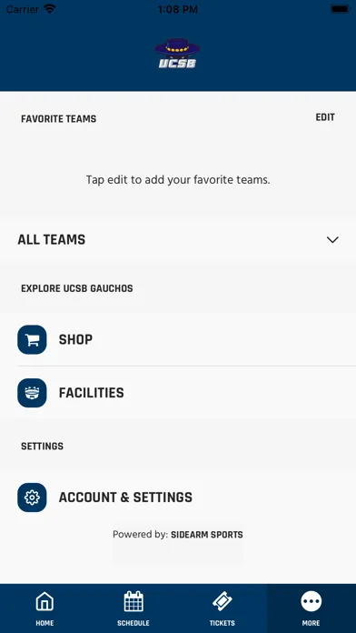 UC Santa Barbara Gauchos Screenshots