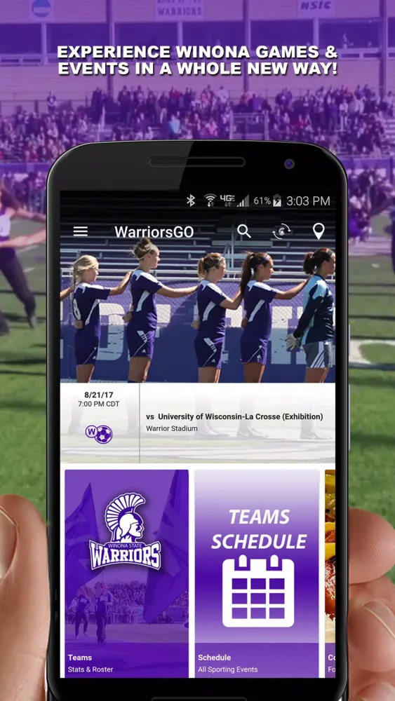Zrzuty ekranu Winona State Warriors GO