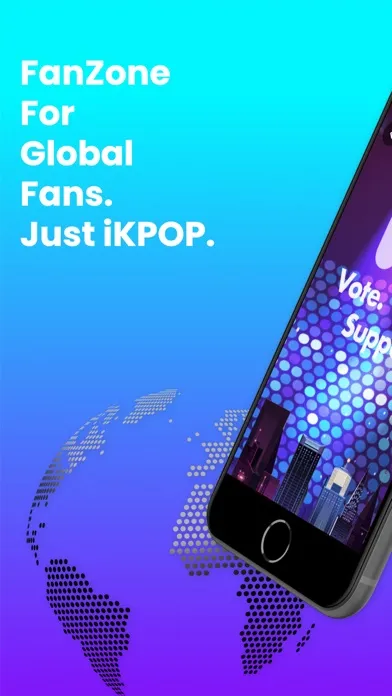 Tangkapan layar iKPOP Fan Zone