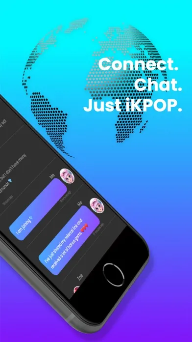 Tangkapan layar iKPOP Fan Zone