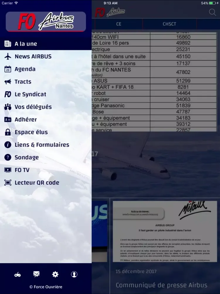 صور FO AIRBUS Nantes iPad 