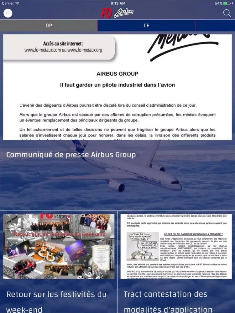 صور FO AIRBUS Nantes iPad 