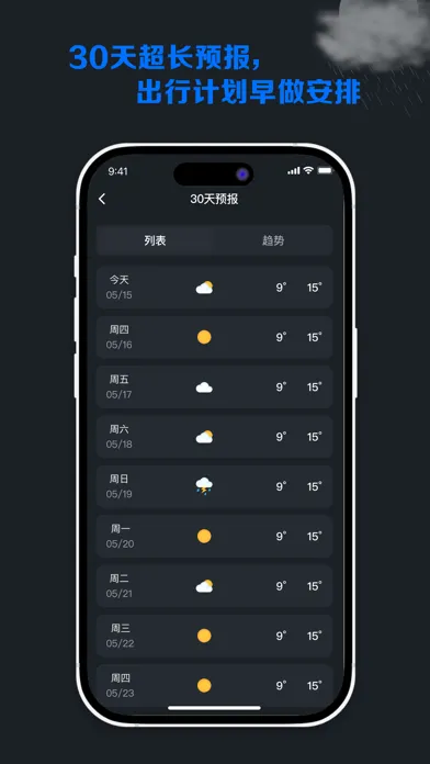 FB Weather Screenshots