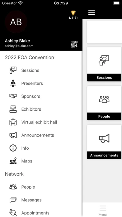 Screenshot di FOA Convention 2022
