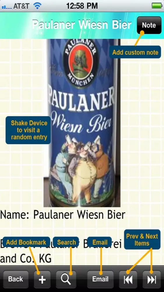 Capturas de pantalla de The Beer Bible Plus+