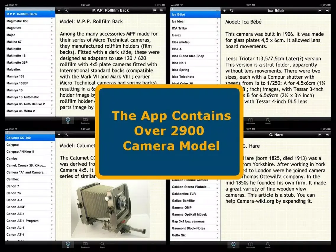 Tangkapan layar The Complete Camera Bible iPad 