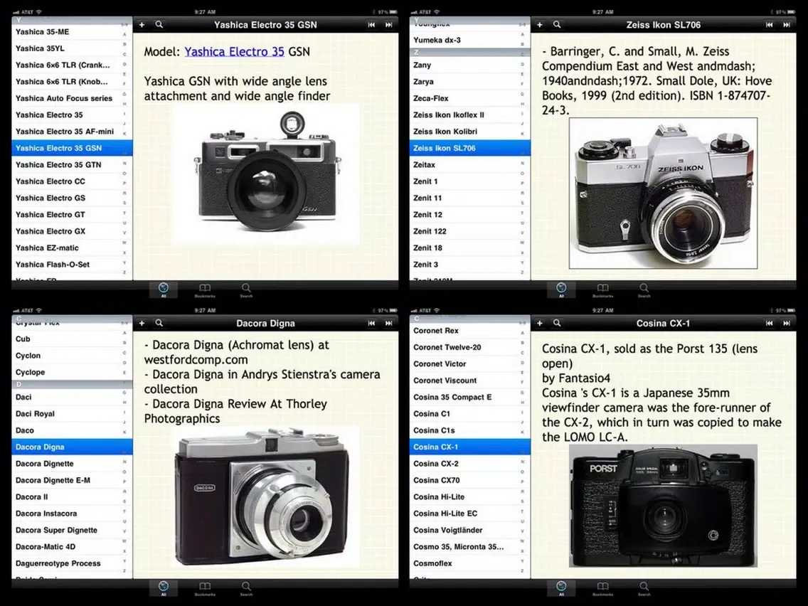 Tangkapan layar The Complete Camera Bible iPad 