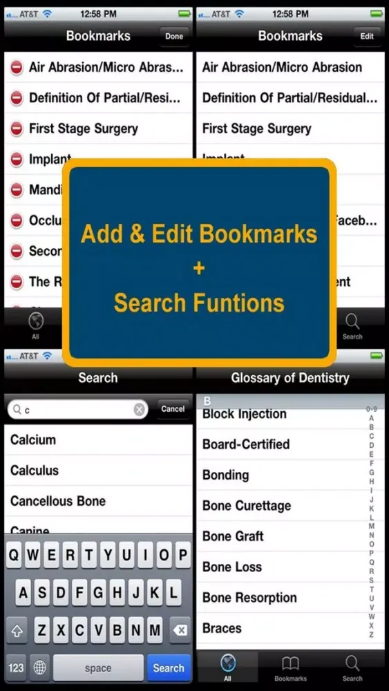 Capturas de pantalla de Glossary of Dentistry