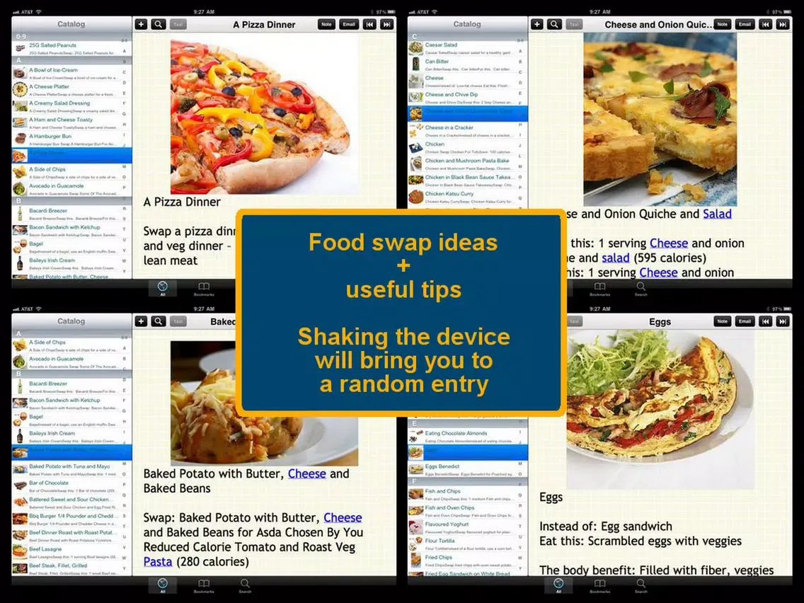 170 Food Swap Ideas iPad  Screenshots