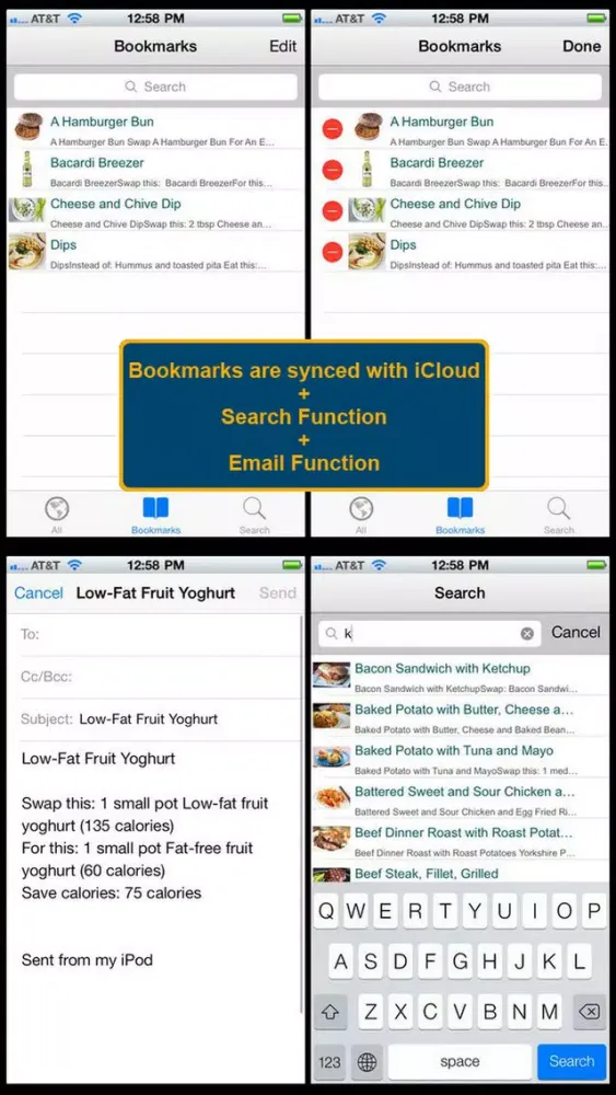 170 Food Swap Ideas Screenshots