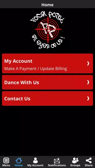Capturas de tela do Focal Point Dance Studio