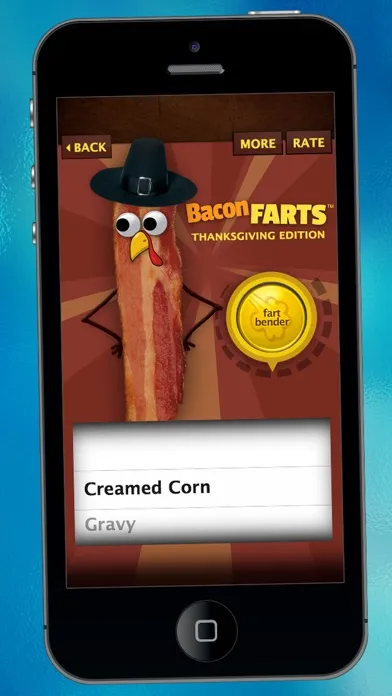 ภาพหน้าจอของ Bacon Farts App - Best Fart Sounds - Santa Edition