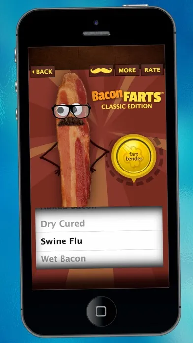 ภาพหน้าจอของ Bacon Farts App - Best Fart Sounds - Santa Edition