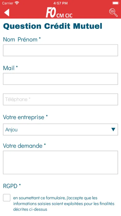 Tangkapan skrin FO CM CIC