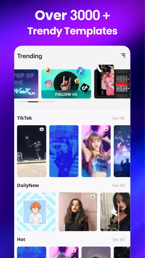 Capturas de pantalla de FocoVideo - Music Video Editor