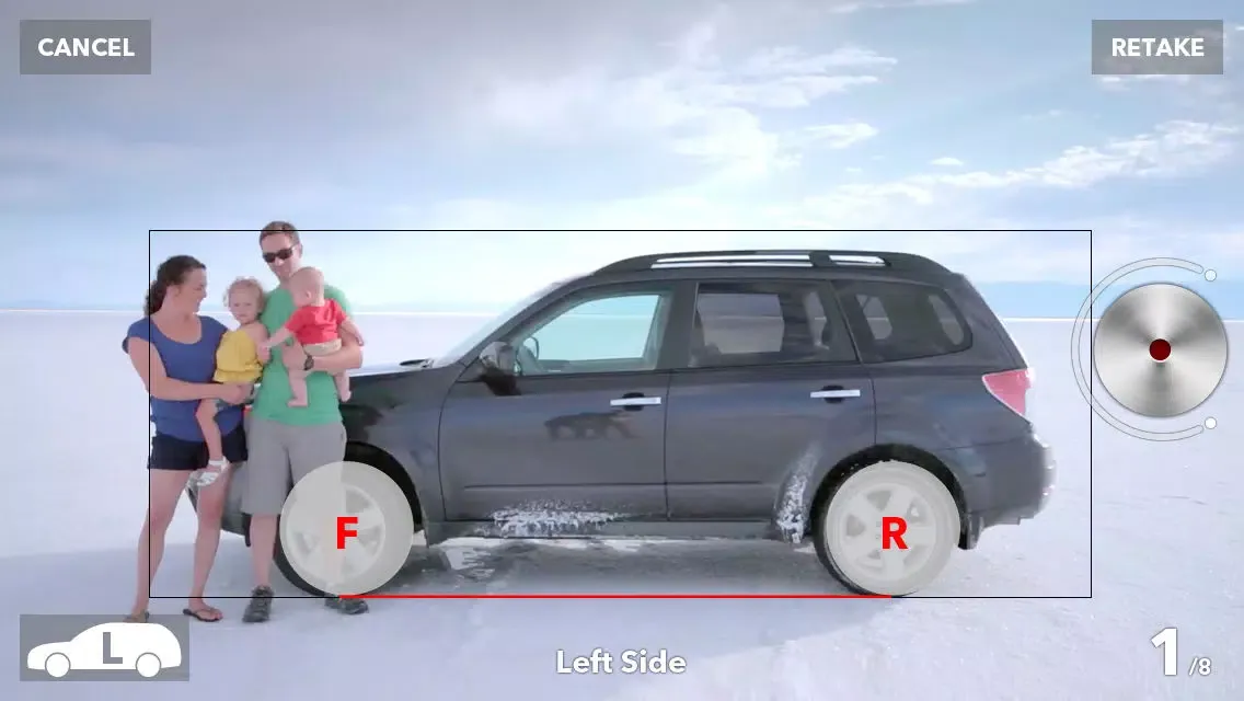 Capturas de tela do SUBARU 360°