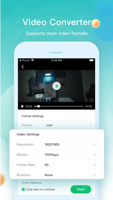 Captures d'écran de Focus Video - Video Compressor