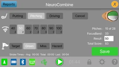 Capturas de tela do FocusBand Brain Training
