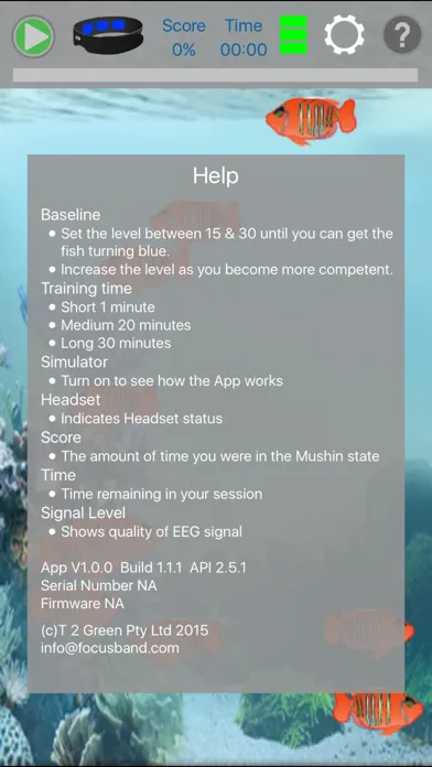 Capturas de pantalla de FocusBand FluidMynd